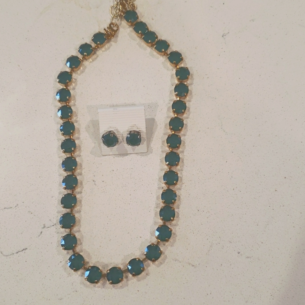 Necklace and earrings